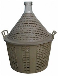 Korbflasche klein